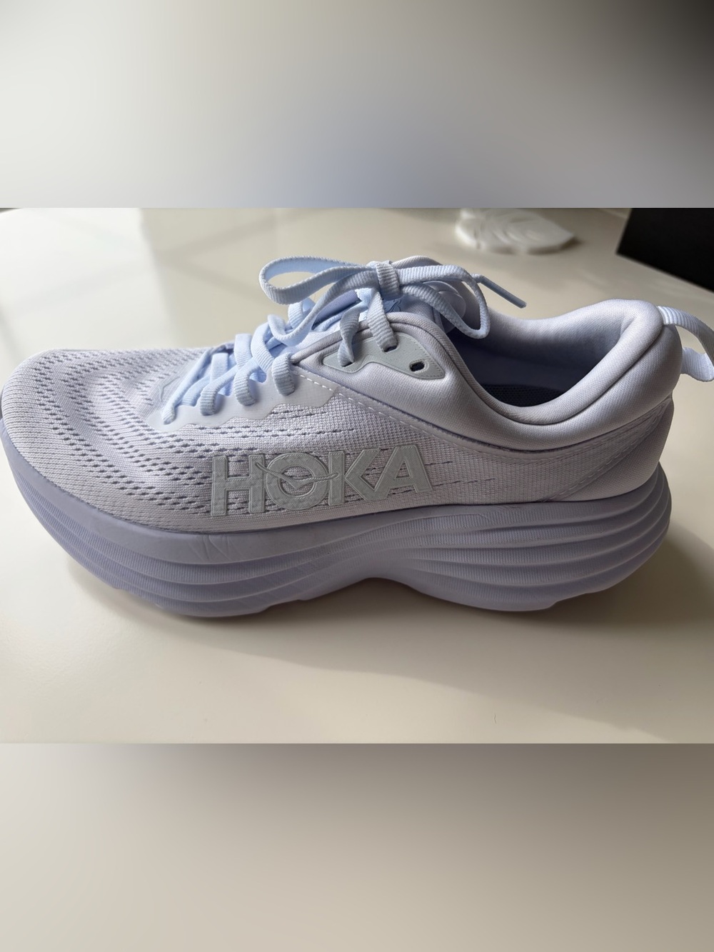 Hoka One Bondi 8 Women's Sneakers in White